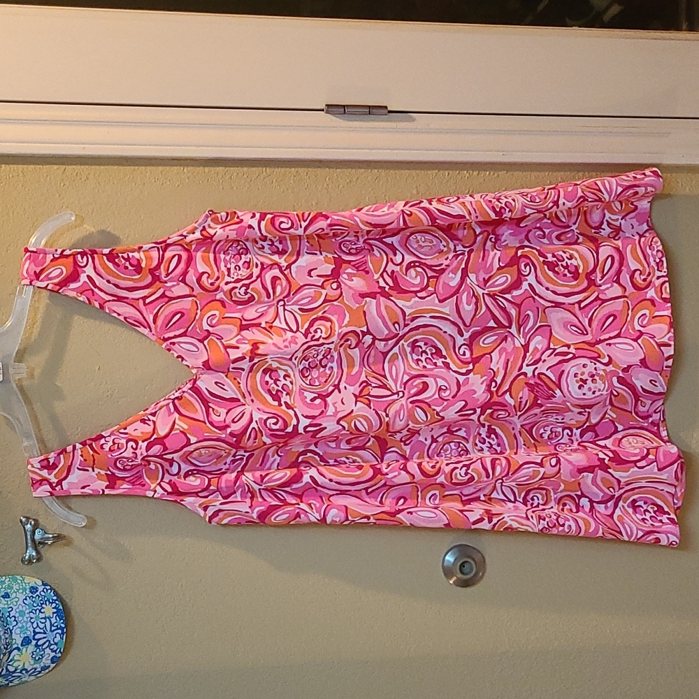 Lilly Pulitzer Pink Multi Floral Print Mini Dress - Picture 3 of 12